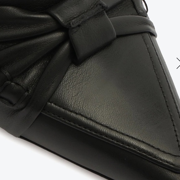 SCHUTZ Fiorella Black Leather Pump | Size 8.5 New in Box - Picture 5 of 9